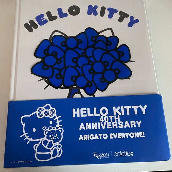Sanrio Other - Sanrio Hello Kitty Hardcover Book - White & Blue